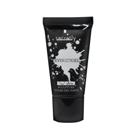 UV/LED Флуорeсцентен акригел Secretly EVO SCULPTURE Pearl White 30 гр.