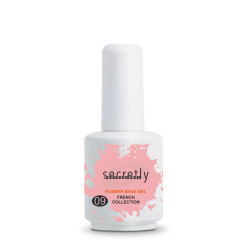 База Гел Лак SECRETLY Rubber Base Gel French Collection #9 15 мл.