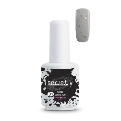 Топ Мат Гел Лак SECRETLY Glitter Collection Rubber Matte Top Coat 1 15 мл.