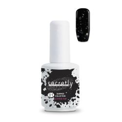 Топ Гел Лак SECRETLY Shimmer Collection Glitter Top Coat 1 15 мл.