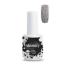 Топ Мат Гел Лак SECRETLY Glitter Collection Rubber Matte Top Coat 2 15 мл.