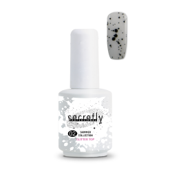 Топ Гел Лак SECRETLY Shimmer Collection Glitter Top Coat 2 15 мл.
