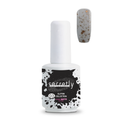 Топ Мат Гел Лак SECRETLY Glitter Collection Rubber Matte Top Coat 3 15 мл.