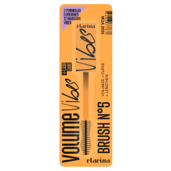 Четка за спирала Clarissa VIBES MASCARA BRUSH ORANGE N. 5