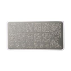 Шаблони за декорации CLARISSA Plate Stamping Fiori - Цветя  #CL3161