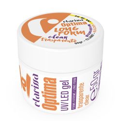 UV/LED гел Clarissa OPTIMA Transparante Long Form 50 g