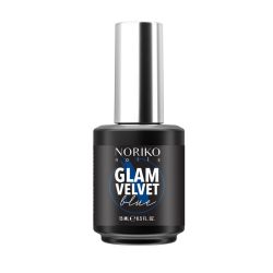 Топ Гел Лак Noriko Nails Glam Velvet Blue Top Matte 15 ml