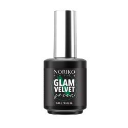 Топ Гел Лак Noriko Nails Glam Velvet Green Top Matte 15 ml