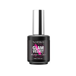 Топ Гел Лак Noriko Nails Glam Velvet Magenta Top Matte 15 ml