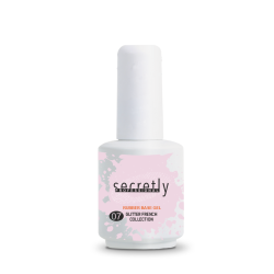 База Гел Лак с частици SECRETLY Glitter Rubber Base Gel French Collection #7 15 мл.