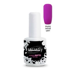 Топ Мат Гел Лак SECRETLY Rubber Matte Top Gel 15 мл.