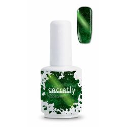 Гел лак Secretly Glitter 5D Cat Eye Chameleon EMERALD #189