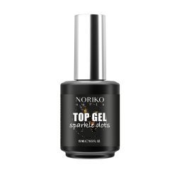 Топ Гел Лак Noriko Nails Top Gel Sparkle Dots 15 ml