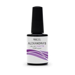 Топ Мат Гел Лак ALEXANDRA`S Velvet Matte Top Coat 14 мл.