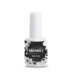 Топ Гел Лак SECRETLY Hybrid Bio Top Coat HEMA FREE 15 мл.