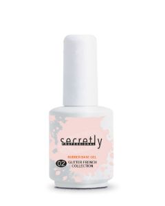База Гел Лак с частици SECRETLY Glitter Rubber Base Gel French Collection #2 15 мл.