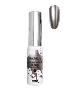 Гелова боичка Secretly Liquid metal gel color in bottle 4 10 ml