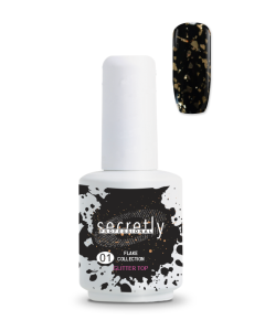 Топ Гел Лак SECRETLY Flake Collection Top Coat 1 15 мл.