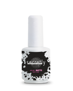 Топ Мат Гел Лак SECRETLY Velvet Matte Top Coat 15 мл.