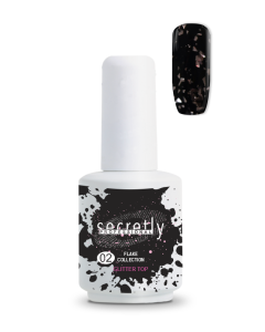 Топ Гел Лак SECRETLY Flake Collection Top Coat 2 15 мл.