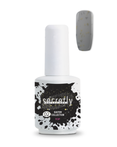 Топ гел лак с частици SECRETLY Easter Collection Top Coat 2 15 мл.