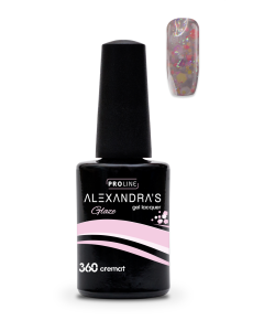 Гел лак ALEXANDRA'S Glaze Collection Cremat #360