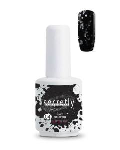 Топ Гел Лак SECRETLY Flake Collection Top Coat 4 15 мл.