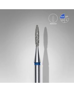 Диамантен накрайник за ел. пила EC ''Пламък" син диаметър на накрайник 1.6mm работна част 8.0mm