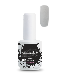 Топ Мат Гел Лак SECRETLY Glitter Collection Rubber Matte Top Coat 5 15 мл.