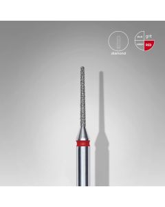 Диамантен накрайник за ел. пила EC "Игла" червен диаметър на накрайник 1.0mm работна част 10.0mm