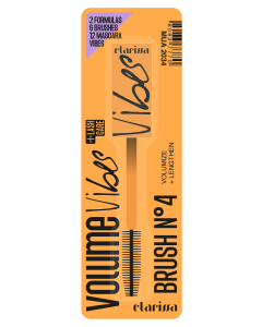 Четка за спирала Clarissa VIBES MASCARA BRUSH ORANGE N. 4