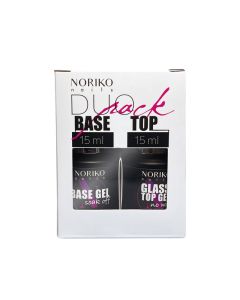 Комплект база и топ NORIKO Nails DUO Base and Glass Top Gel 15ml