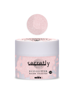 UV/LED гел SECRETLY PROFESSIONAL ECO GLITTER BUILDER GEL Collection #4
