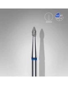 Диамантен накрайник за ел. пила EC "Капка" син диаметър на накрайник 1.8mm работна част 4.0mm