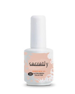 База Гел Лак с частици SECRETLY Glitter Rubber Base Gel French Collection #10 15 мл.