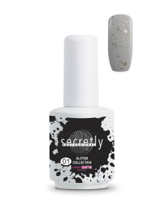 Топ Мат Гел Лак SECRETLY Glitter Collection Rubber Matte Top Coat 1 15 мл.