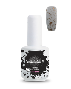 Топ Мат Гел Лак SECRETLY Glitter Collection Rubber Matte Top Coat 3 15 мл.