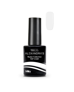 Топ гел лак ALEXANDRA`S PROLINE Illusion Collection Top Coat Milky 14мл