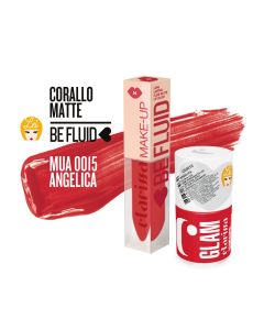 Червило Clarissa BE FLUID LIP COLOR Red Collection ANGELICA – CORAL 4ml