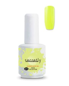 База Гел Лак SECRETLY PROFESSIONAL Rubber Base Gel Neon Collection #1 15 мл.