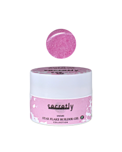UV/LED гел SECRETLY PROFESSIONAL STAR FLAKE BUILDER GEL Collection #7