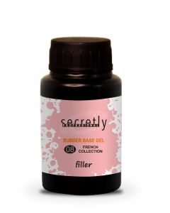 База гел лак SECRETLY Rubber base gel filler French Collection #8 Пълнител 50 мл.
