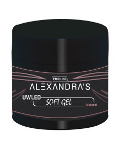 UV/LED гел ALEXANDRA'S PROLINE Soft gel Collection Natural 50g