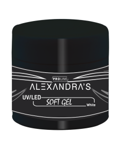 UV/LED гел ALEXANDRA'S PROLINE Soft gel Collection White 50g