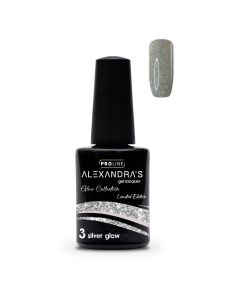 Гел лак ALEXANDRA'S PROLINE Limited Edition Glow Collection #3 Silver Glow