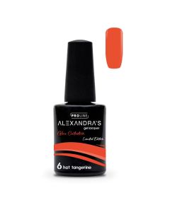 Гел лак ALEXANDRA'S PROLINE Limited Edition Glow Collection #6 Hot Tangerine