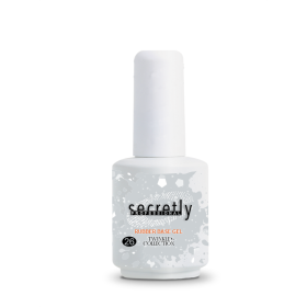 База гел лак SECRETLY Rubber base Twinkle Collection 26 15 мл.