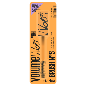 Четка за спирала Clarissa VIBES MASCARA BRUSH ORANGE N. 5