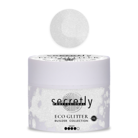 UV/LED гел SECRETLY PROFESSIONAL ECO GLITTER BUILDER GEL Collection #1