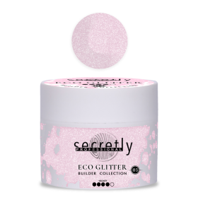 UV/LED гел SECRETLY PROFESSIONAL ECO GLITTER BUILDER GEL Collection #3